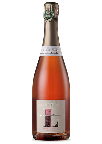 Champagne Legret, Rose Corolle, Brut Rose