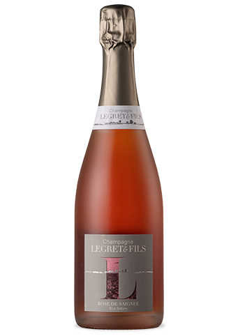 Champagne Legret, Rose de Saignee, Brut Nature